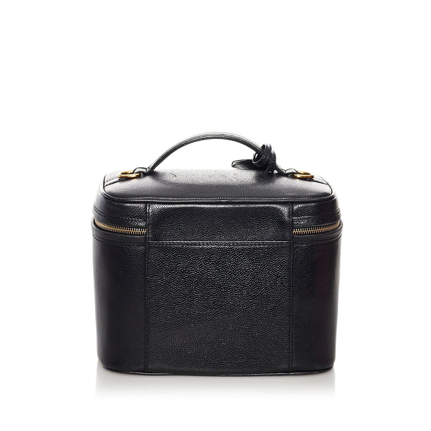 CC Caviar Leather Vanity Bag
