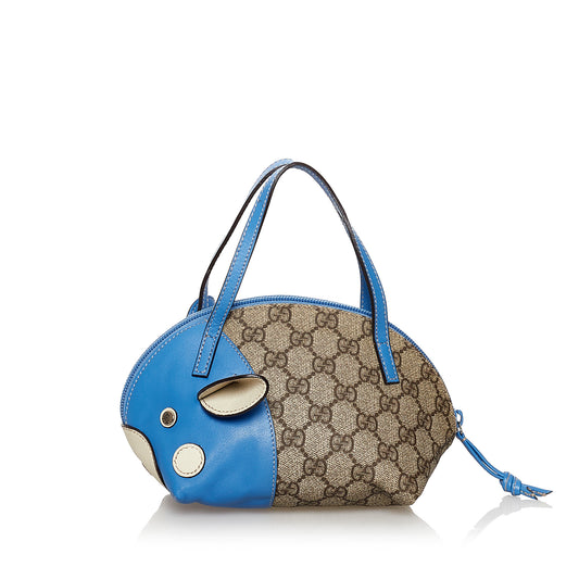 GG Supreme Zoo Handbag
