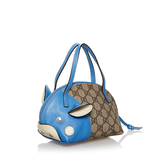 GG Supreme Zoo Handbag