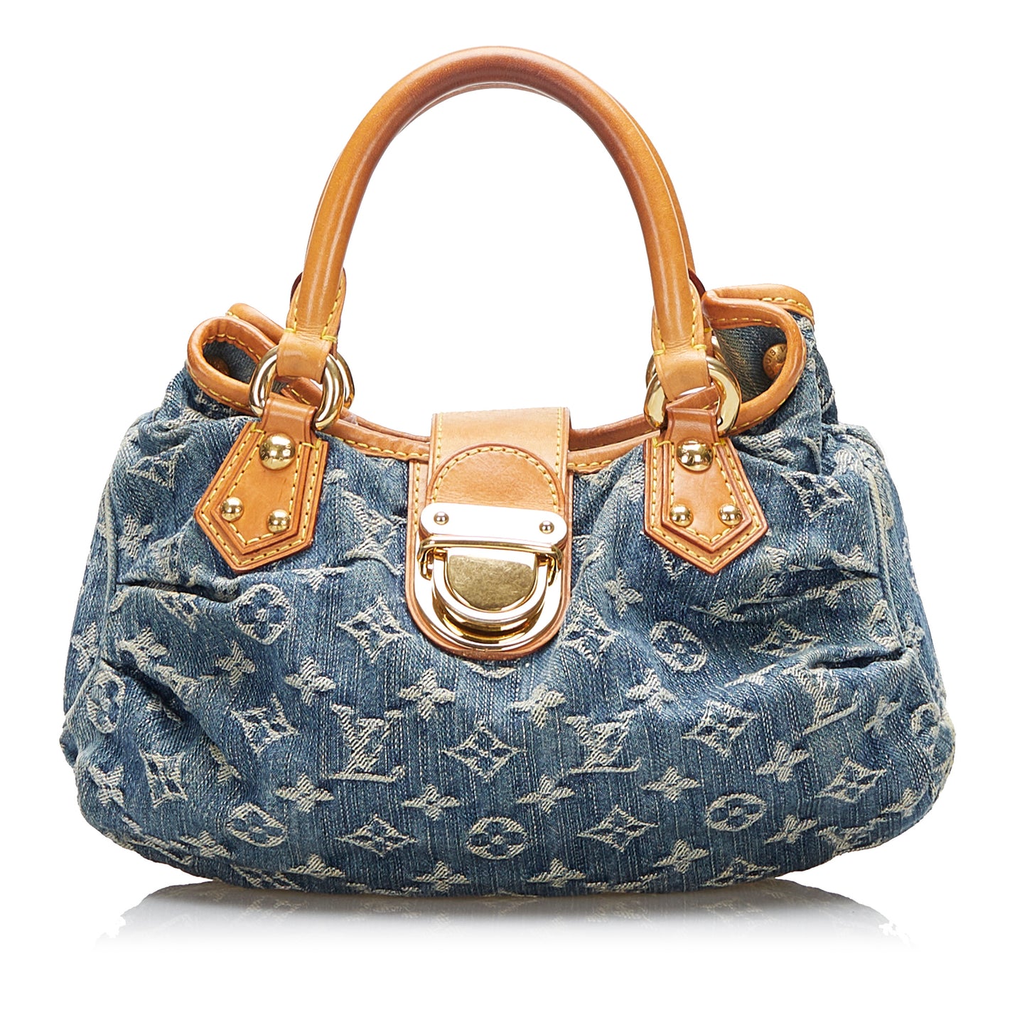 Monogram Denim Pleaty
