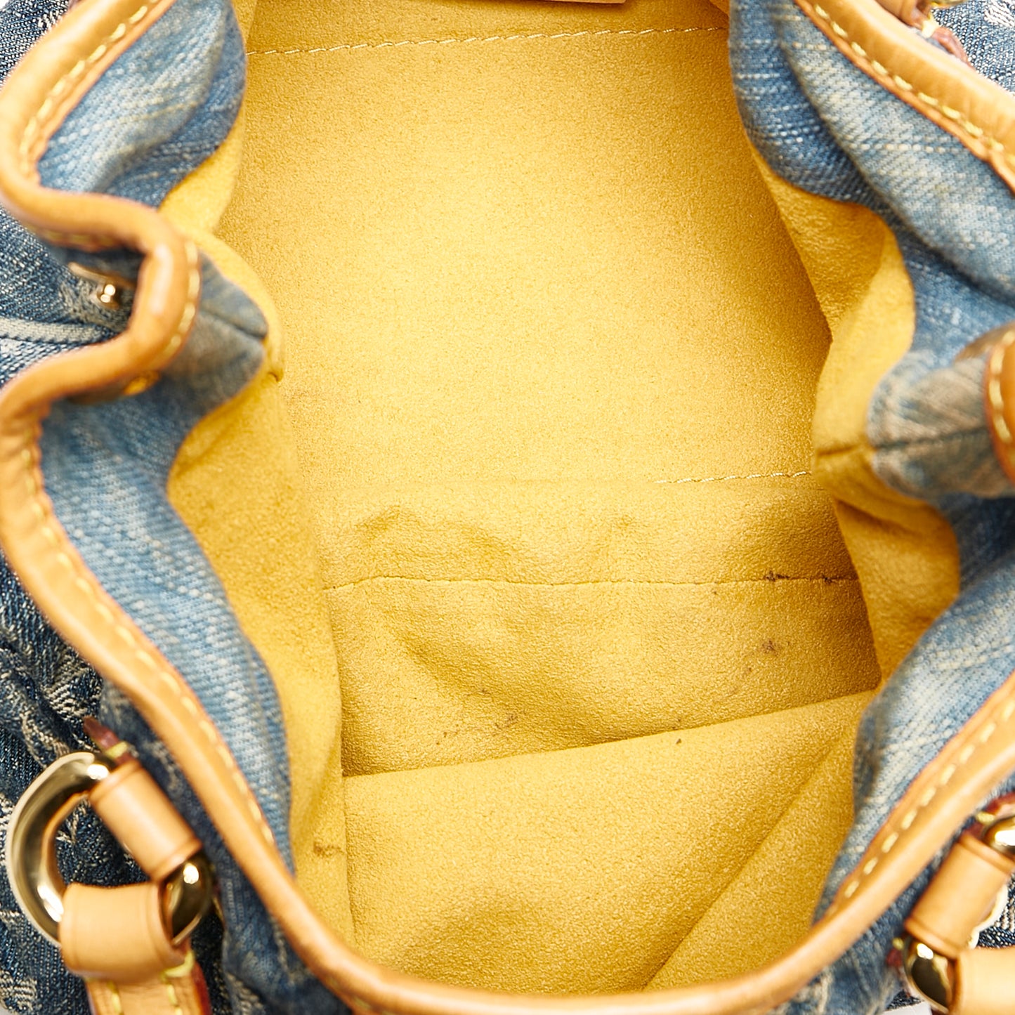 Monogram Denim Pleaty