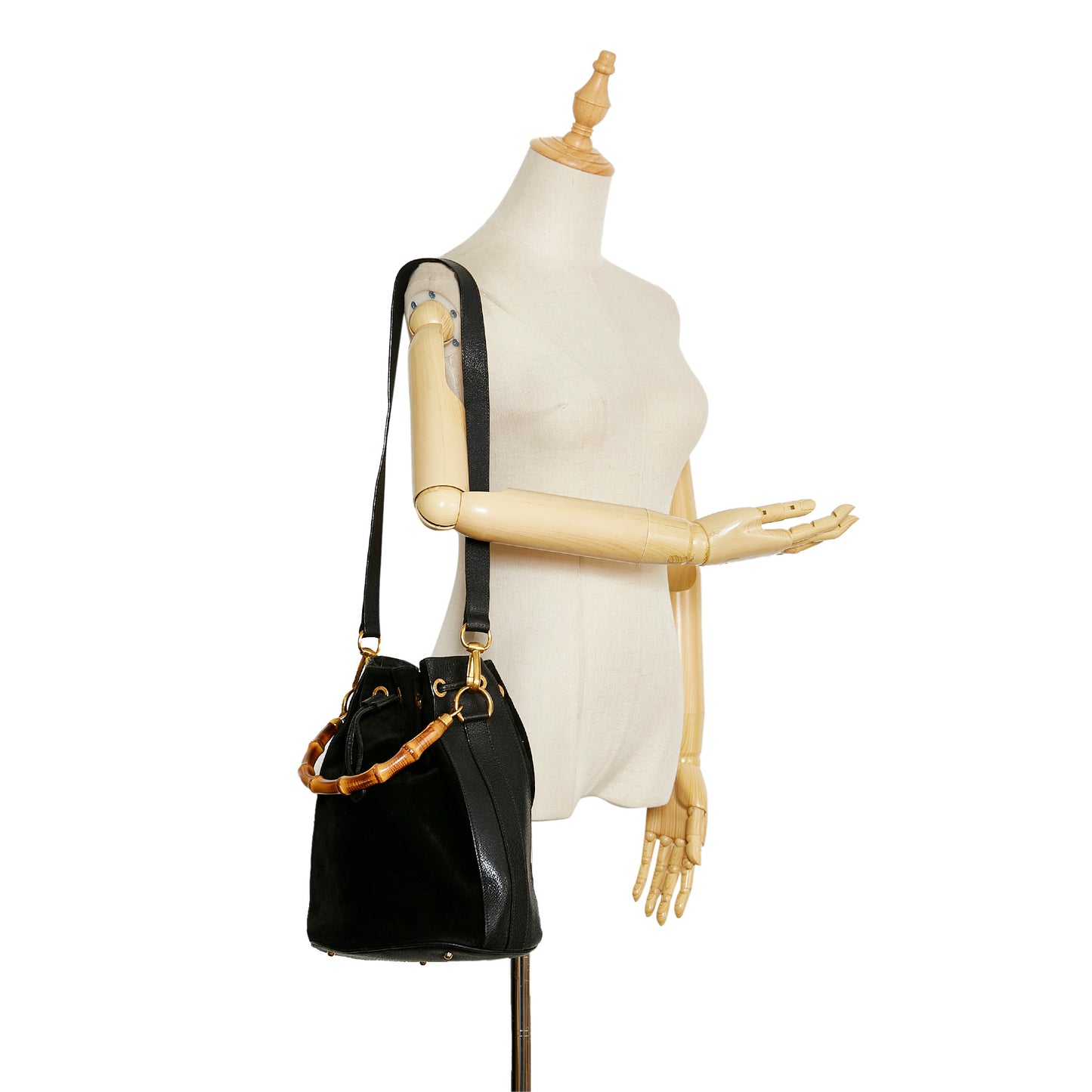 Suede Bamboo Bucket