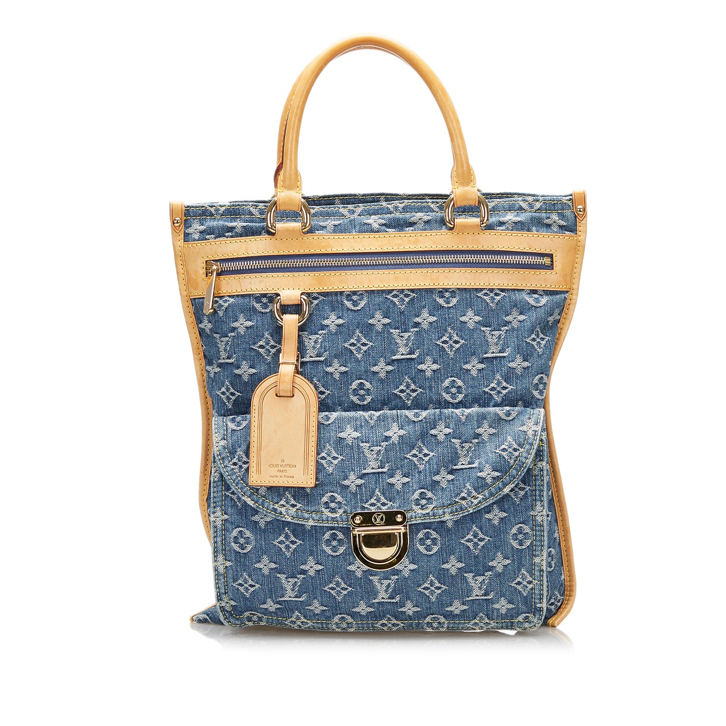 Monogram Denim Sac Plat