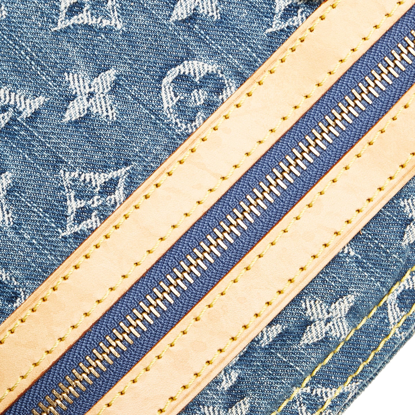 Monogram Denim Sac Plat