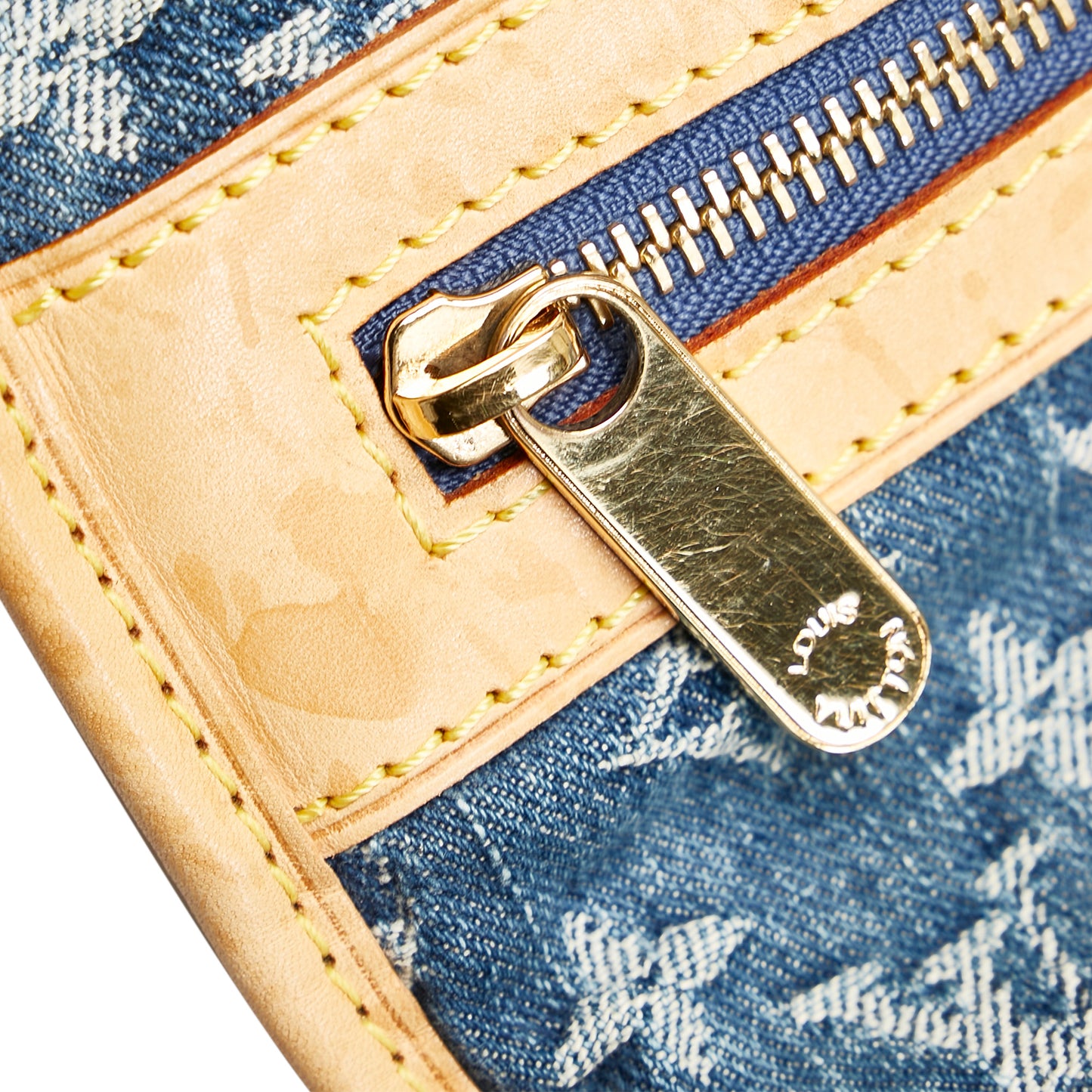 Monogram Denim Sac Plat