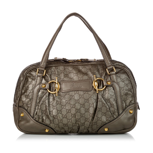 Guccissima Jockey Boston Bag