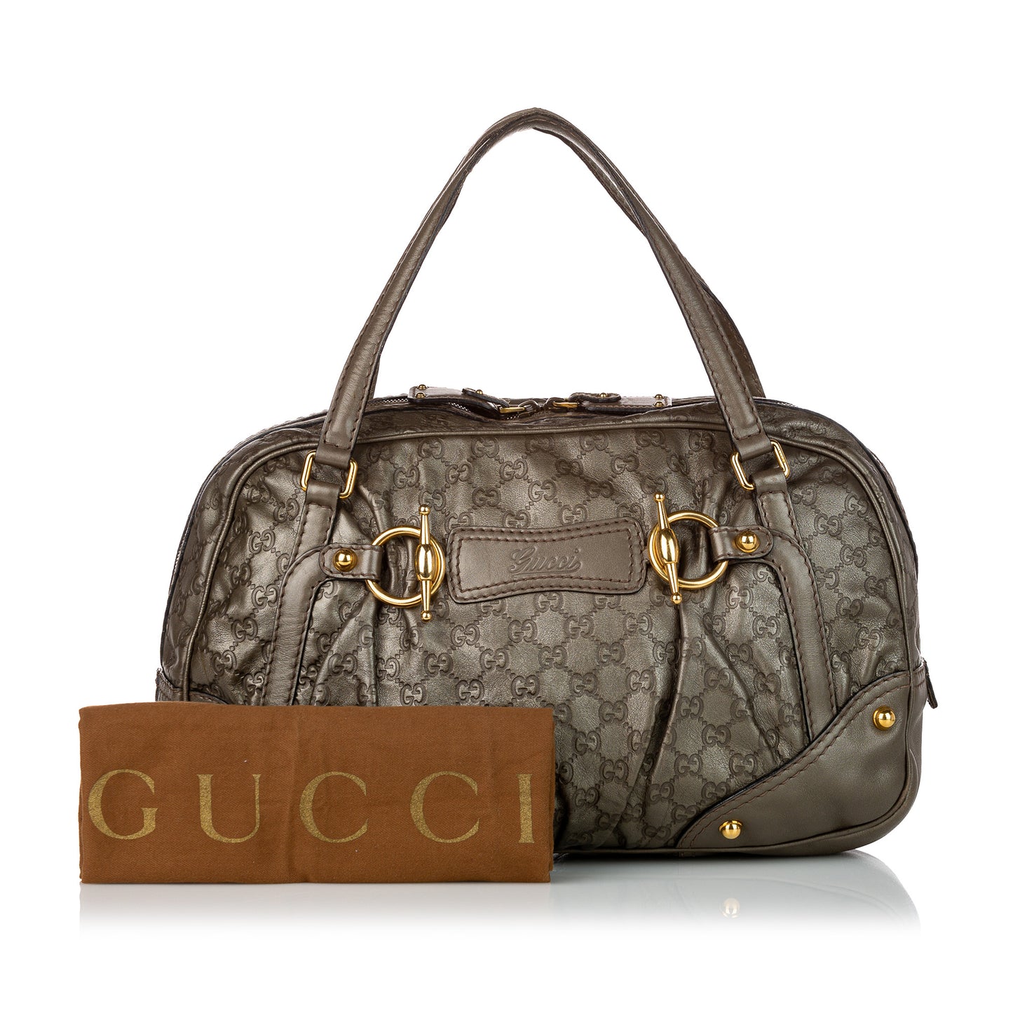 Guccissima Jockey Boston Bag
