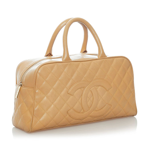 Matelasse Caviar Leather Handbag