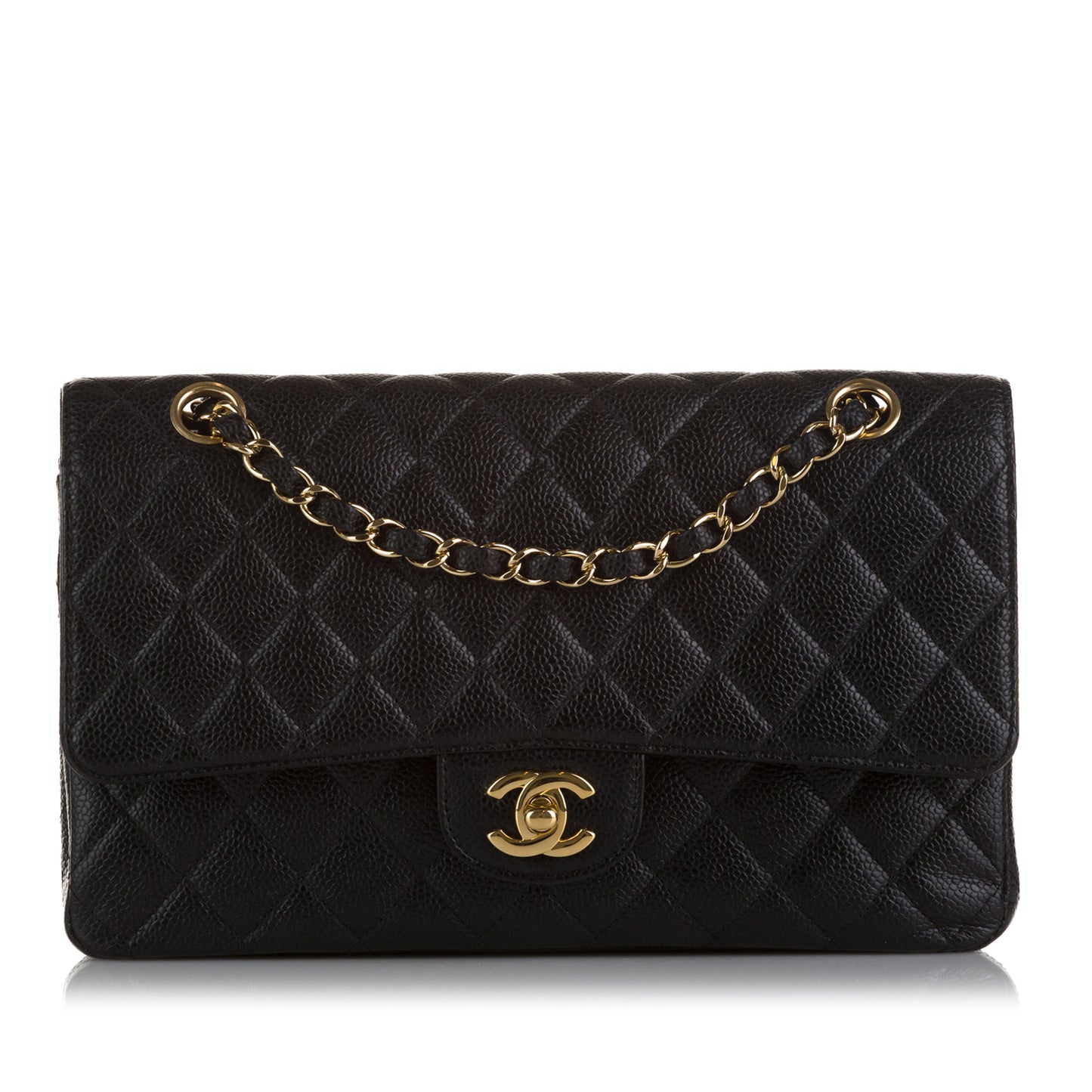 Medium Classic Caviar Double Flap