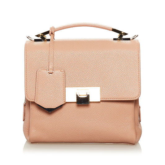 Mini Soft Le Dix Cartable Leather Crossbody Bag