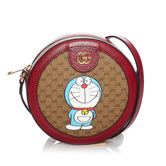 GG Marmont Doraemon Canvas Crossbody Bag