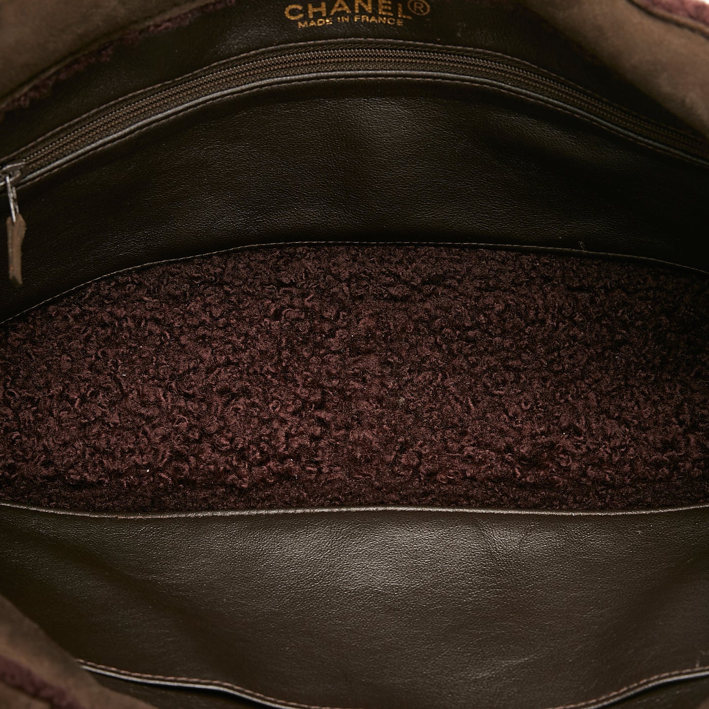 CC Suede and Shearling Tote