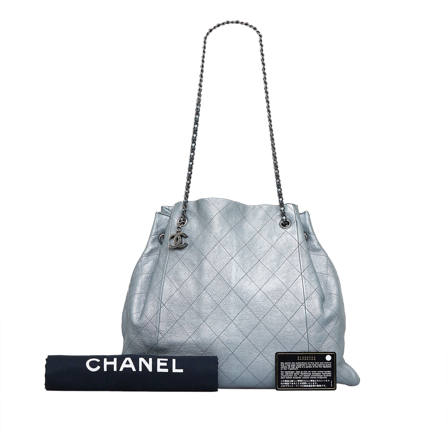 CC Quilted Drawstring Tote