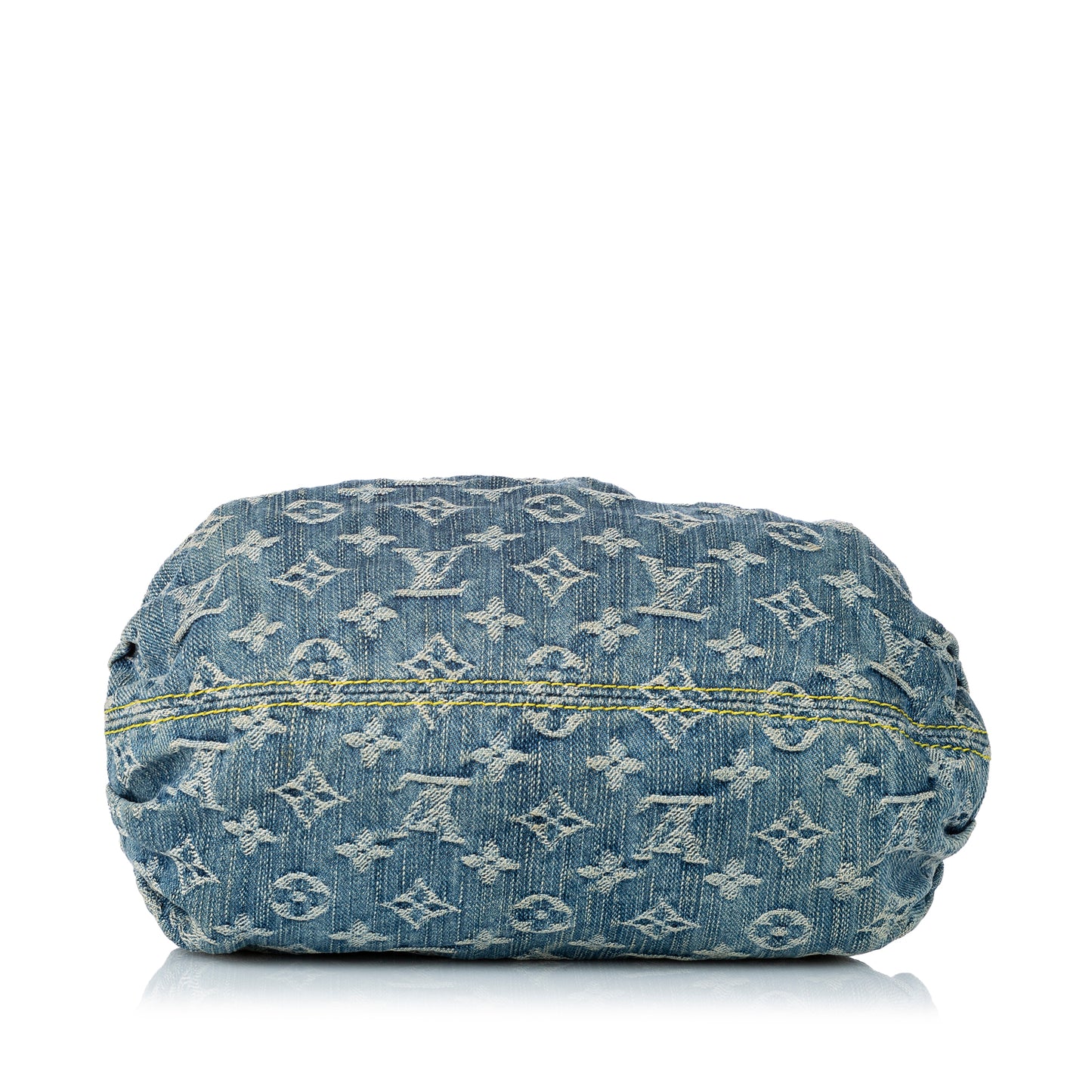 Monogram Denim Pleaty Handbag