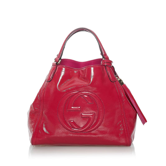 Soho Patent Leather Satchel