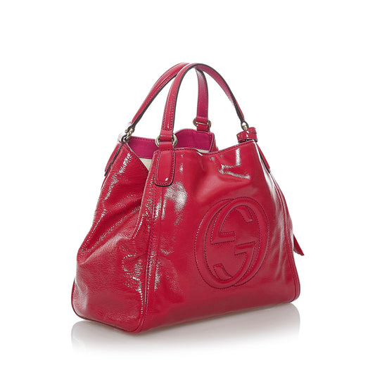 Soho Patent Leather Satchel