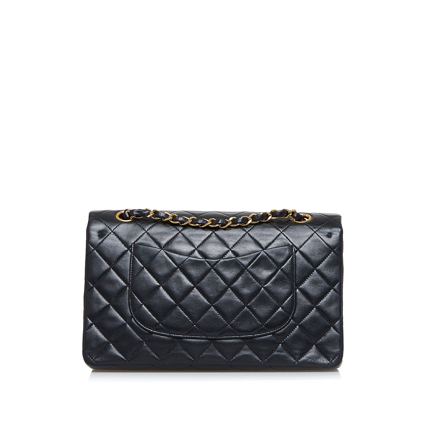 Small Classic Lambskin Double Flap