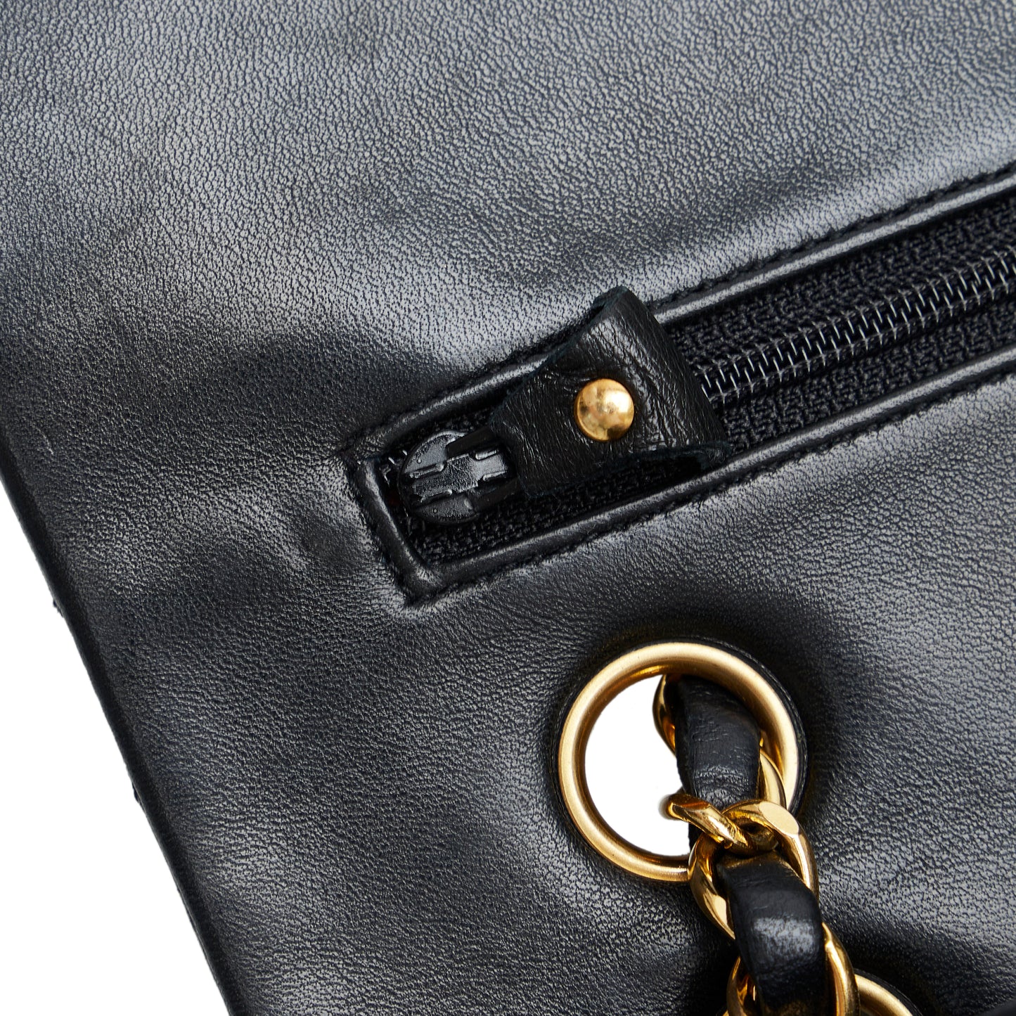 Small Classic Lambskin Double Flap