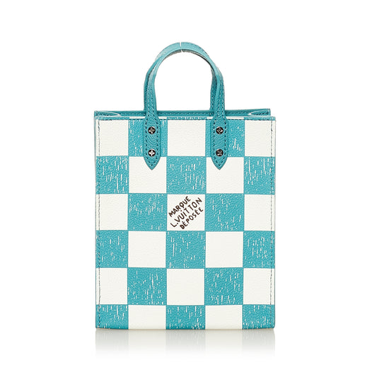 Damier Checkerboard Sac Plat XS
