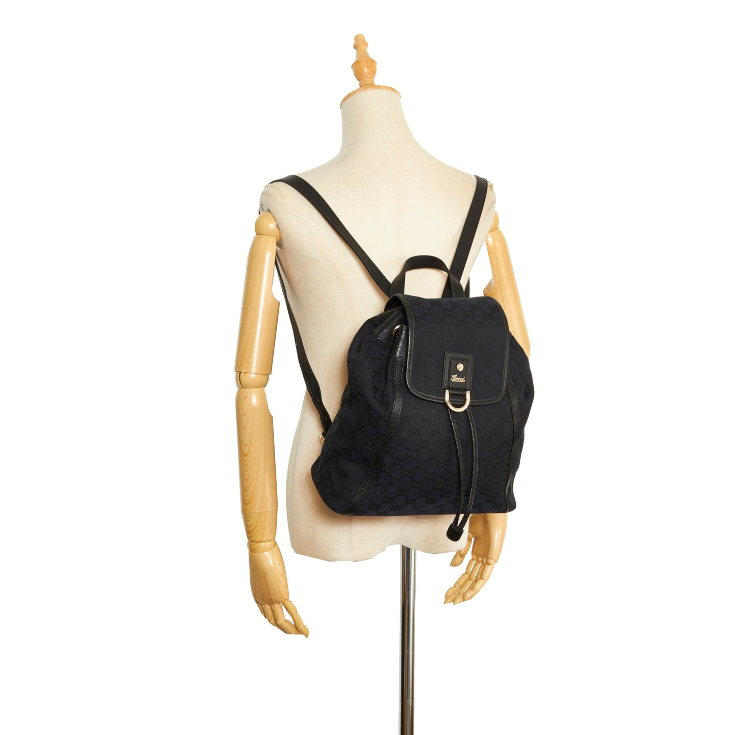 GG Canvas D-Ring Canvas Backpack